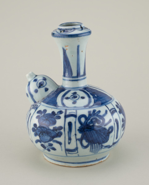 Drinking Vessel (Kendi) Decorated with Floral Panels - Image 4