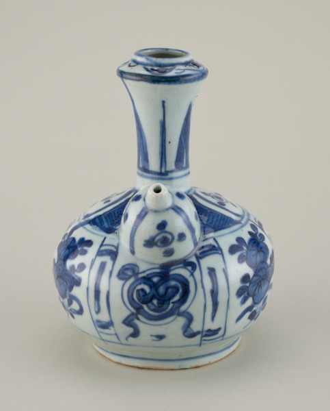 Drinking Vessel (Kendi) Decorated with Floral Panels - Image 2