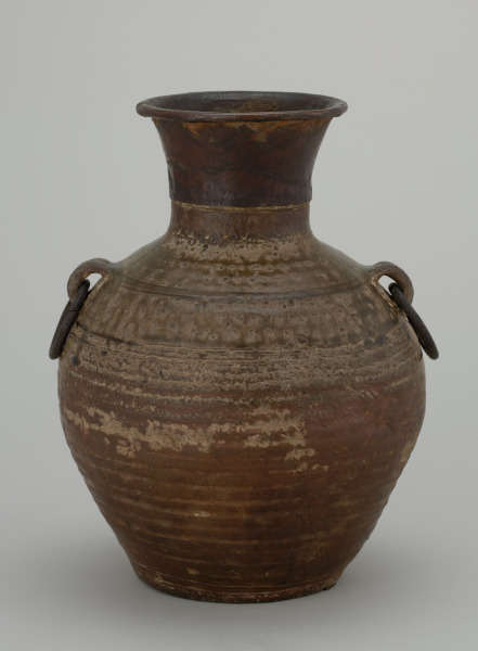 Storage Vessel with Incised Linear Design around Neck - Image 4