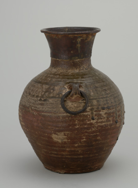 Storage Vessel with Incised Linear Design around Neck - Image 2