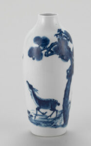 Vase Decorated with Deer-and-Pine-Tree Pattern
