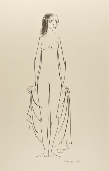 Standing Nude with Drapery - Image 3