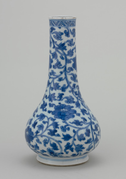 Vase with Flower-and-Leafy-Vine Scroll - Image 2