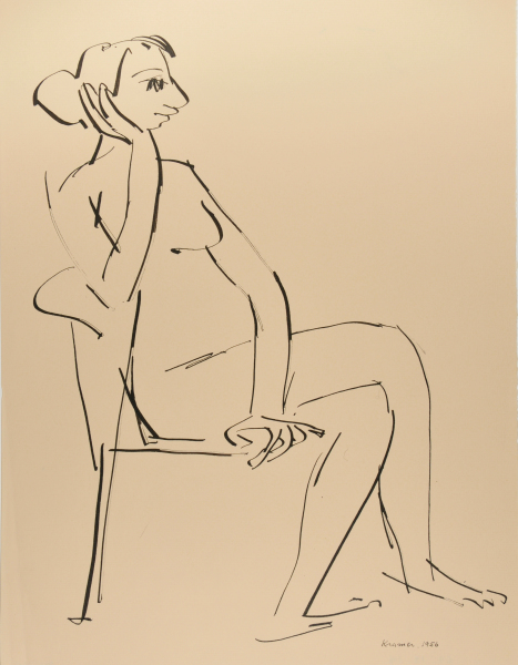Seated Nude with Crossed Legs - Image 2