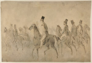 Cavaliers and Carriages in the Bois de Boulogne