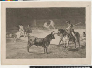 Plate 27 from the series “La Tauromaquia (The Bullfight)”