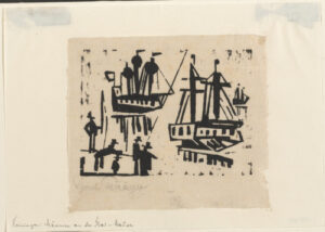 Men on the Dock (Manner an der Kai-Mauer)