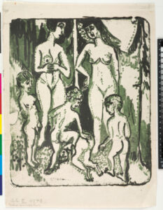 Nude Children Playing (Spielende Nackte Kinder)