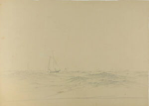 Seascape with Sailboats