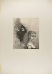 And a Large Bird, Descending from the Sky, Hurled Itself Against the Topmost Point of Her Hair (Et un grand oiseau qui descend du ciel, vient s’abattre sur le sommet de sa chevelure)