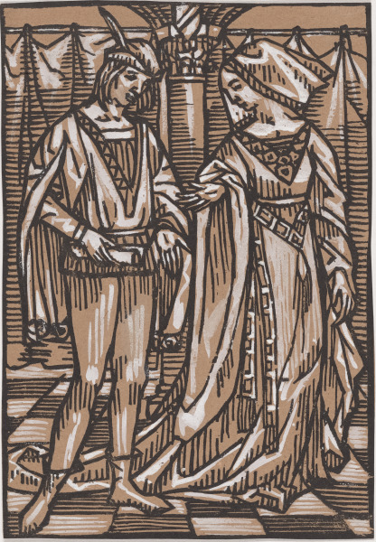 Illustration for 'Oeuvres de Maistre Francois Villon'