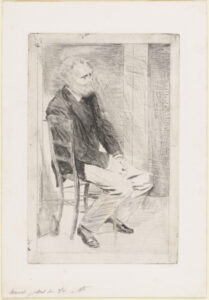 Manet Seated, Turned to Right