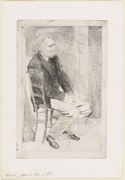 Manet Seated, Turned to Right - Image 3