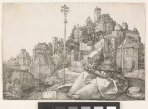 Saint Anthony before a Town