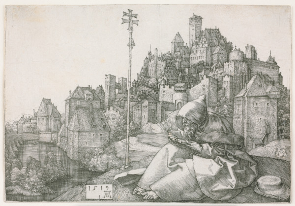 Saint Anthony before a Town - Image 2