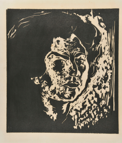 HEAD LIT FROM TWO SIDES (KOPF IM DOPPELLICHT)