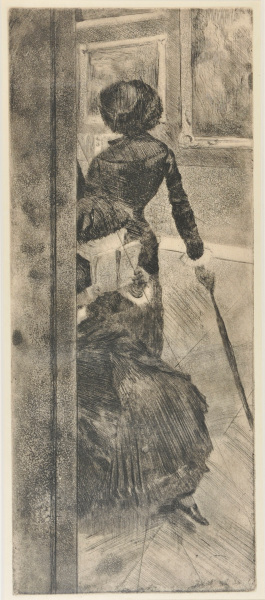 Mary Cassatt at the Louvre: The Paintings Gallery (Au Louvre: La Peinture [Mary Cassatt])