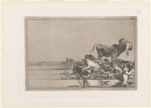 Plate 21 from the series “La Tauromaquia (The Bullfight)”