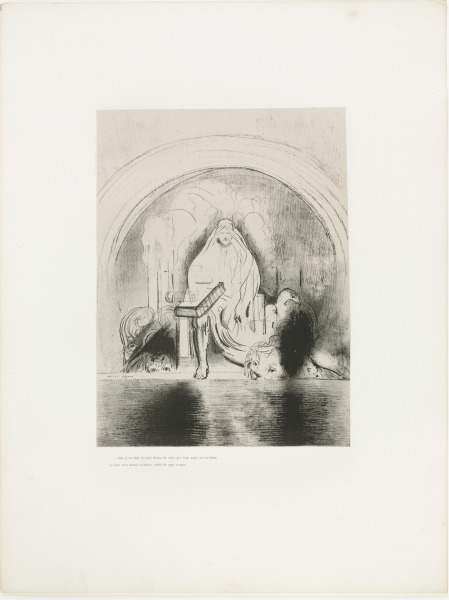 Puis je vis dans la main droite de celui qui était assis sur le trône, un livre écrit dedans et dehors, scellé de sept sceaux - Image 1