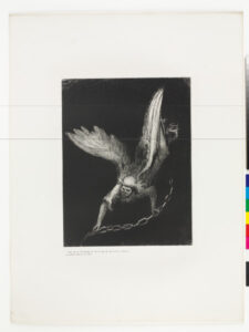 Après cela, je vis descendre du ciel un ange qui avait la clef de l’abîme, et une grante chaîne en sa main