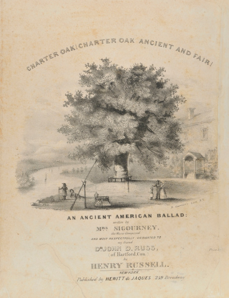 Song Sheet: Charter Oak, Charter Oak! Ancient & Fair - Image 3