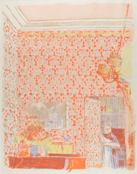 Interior with Rose Wallpaper I - Image 3