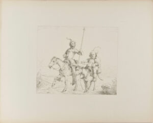 Lincoln and Butler as Don Quixote and Sancho Panza