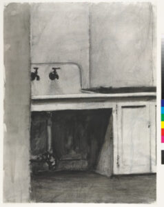 Sink (recto); Female Nude (verso)