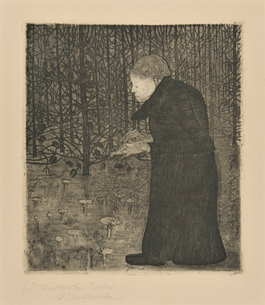 Blind Woman in the Woods - Image 2