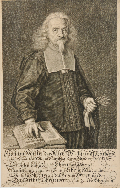 John Forster, the older, inn-keeper and wine-merchant at the Black Eagle in Nuremburg