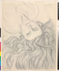 Study for “La Chevelure”