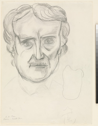 STUDY FOR "THE TOMB OF EDGAR POE"