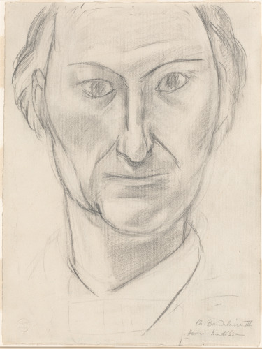 STUDY FOR "THE TOMB OF CHARLES BAUDELAIRE"