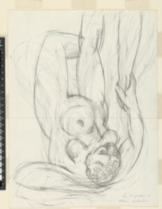 Une Négresse (study, recto and verso)