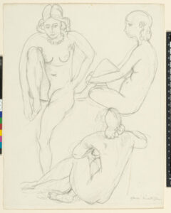 Study for “Les Nymphes”