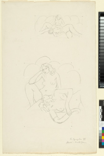 Study for “Les Nymphes”