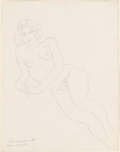 Study for “Les Nymphes”