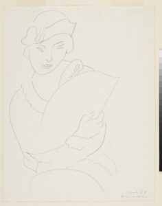 Study for “Fan Belonging to Madame Mallarmé”