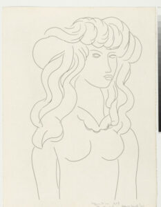 Study for “Apparition” (refused etching)