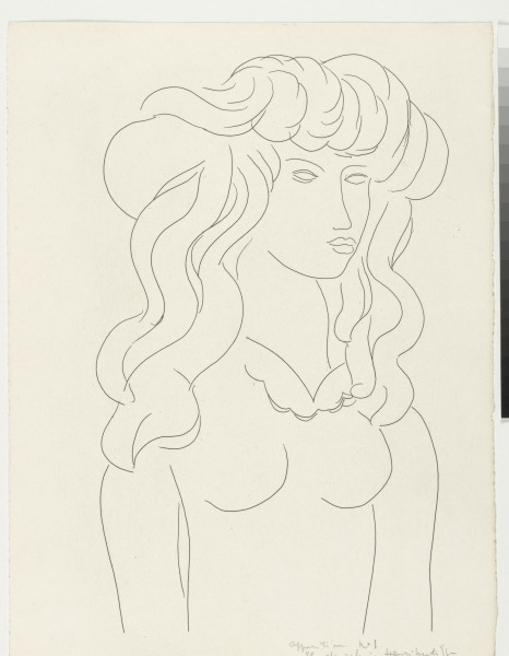 Study for “Apparition” (refused etching)