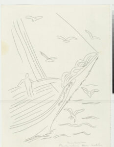 Study for “Sea Breeze” (refused etching)
