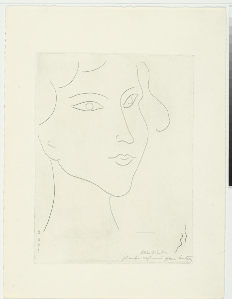 STUDY FOR TAILPIECE FROM "HERODIAS" (REFUSED ETCHING)