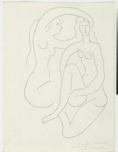 Study for “Arranging the Hair of Herodias” (refused etching)