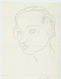 Study for “The Tomb of Charles Baudelaire” (refused etching)