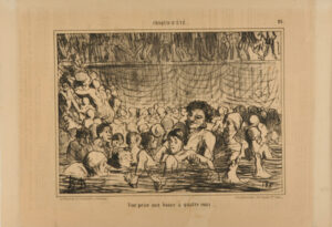 Vue prise aux bains à quatre sous