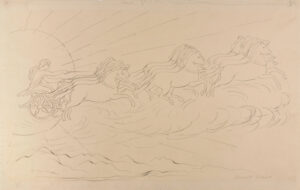 Phaeton Driving Apollo’s Horses. Preliminary drawing for Joseph Gavorse, ‘The Story of Phaeton, Son of Apollo’