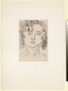 Mlle. Matisse (Frontispiece for Cinquante dessins)