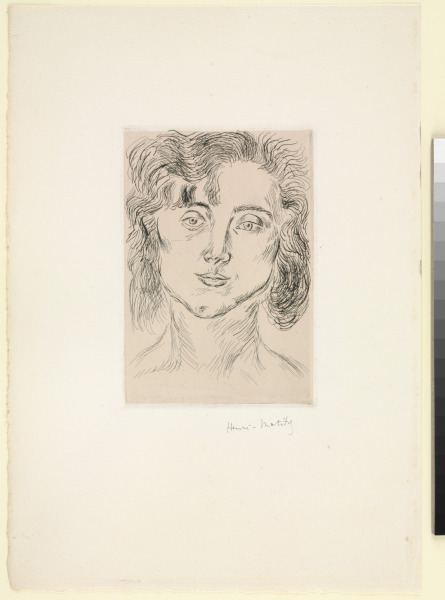 MLLE. MATISSE (FRONTISPIECE FOR CINQUANTE DESSINS)