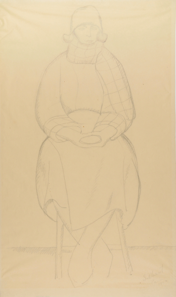 Young Girl with Scarf