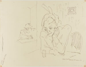 Woman with Glass. Dedicated to Etta Cone